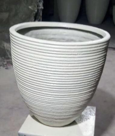 Ribbed Planter , H-600mm, D-600mm